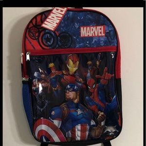 BookBack Marvel Avenger characters graphics for boy black